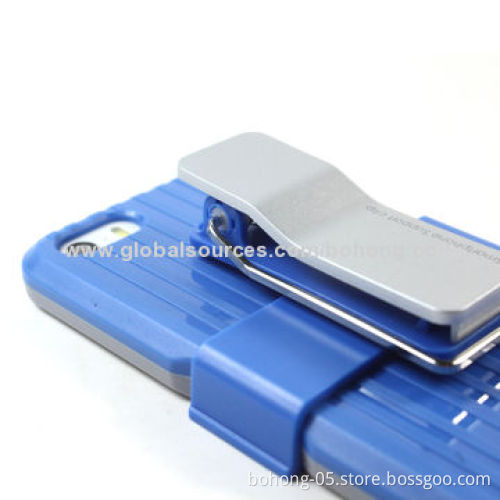 Holster case made of TPU+PC, slim design, same design for iPhone 5S/4S/S4/S5